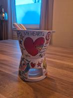 Blond Amsterdam Fondue Set (Love) met vorkjes, Ophalen of Verzenden, Zo goed als nieuw, Waxinelicht, Fondueset