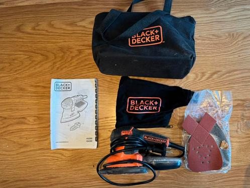 Black+Decker K2000 TYPE 2, Doe-het-zelf en Verbouw, Gereedschap | Schuurmachines, Zo goed als nieuw, Vlakschuurmachine, Minder dan 600 watt