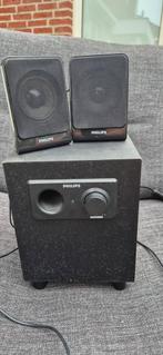 Philips 2.1 Speakerset met Subwoofer, Ophalen, Philips, Gebruikt, Complete surroundset