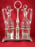 olie & azijnstel, Christofle, Gebruikt, Empire, Rond, Minder dan 50 cm