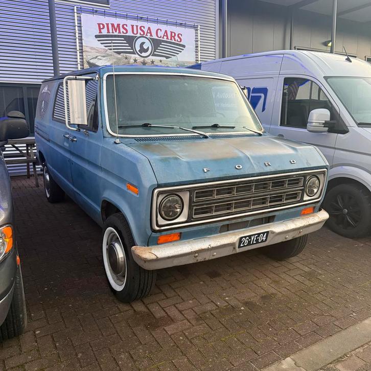 Ford 1975 Blauw, Auto's, Bestelauto's, Bedrijf, Ford, Benzine, Automaat, Geïmporteerd, Blauw, Blauw, Achterwielaandrijving, Ophalen