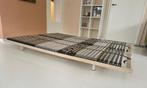 Bed, twijfelaar met matras 140x200 of 2 losse 70x200, Ophalen, Gebruikt, Wit, Neutraal