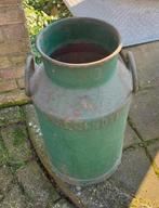 Vintage oude Stalen melkbus van Hollandia in houd 40 ltr, Ophalen of Verzenden, Gebruikt