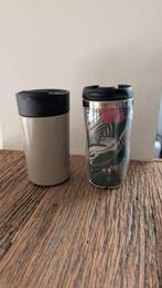 2x Thermosfles koffiebeker koffie to go, Ophalen of Verzenden, Zo goed als nieuw