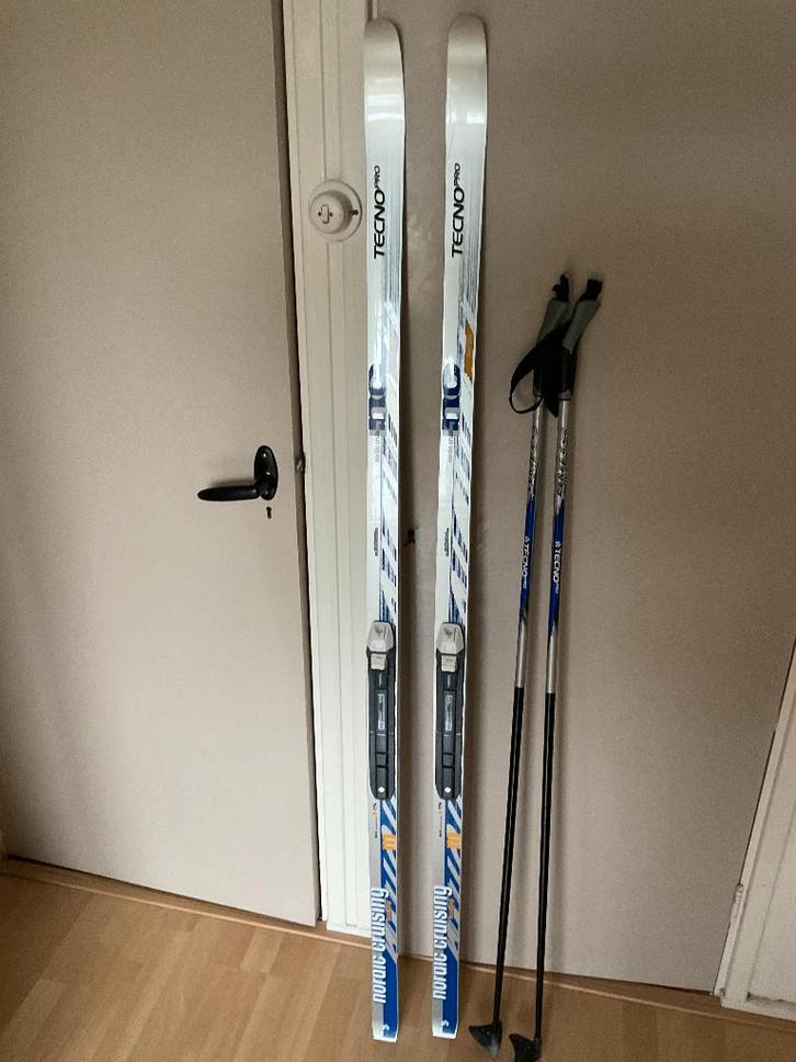 langlaufski en schoenen, Sport en Fitness, Skiën en Langlaufen, Zo goed als nieuw, Ski's, Langlaufen, Overige merken, 160 tot 180 cm