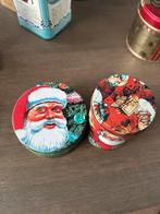 Vintage Kerst Blikken met Kaars, Ophalen of Verzenden, Gebruikt, Overige, Overige merken