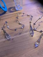 Decoratieve slinger met kristallen en parels, Ophalen of Verzenden, Gebruikt