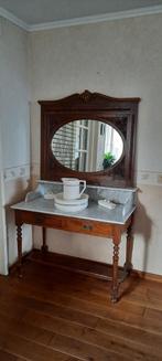 Commode met gratis spiegel en lampetstel, Minder dan 100 cm, Gebruikt, Ophalen of Verzenden, Hout