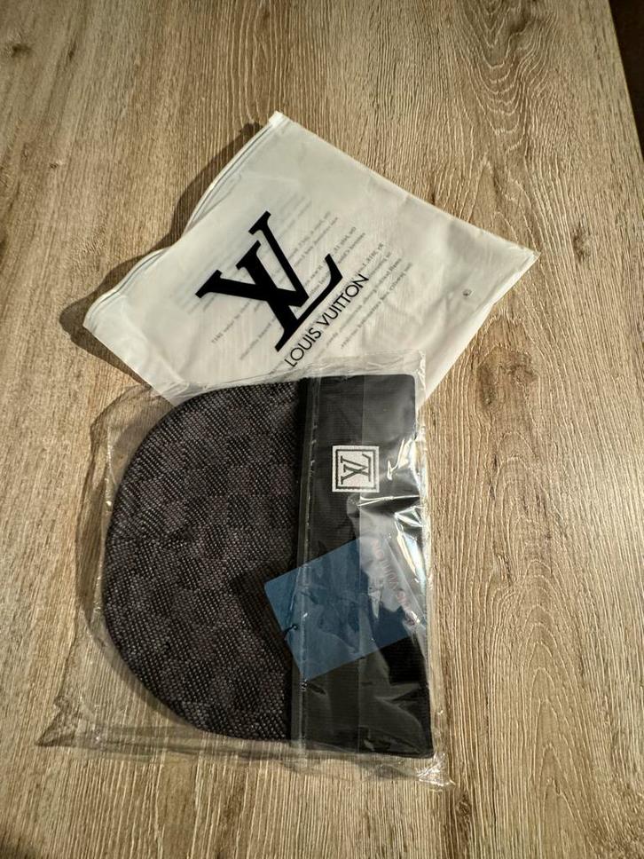 Dark grey Luxury Designer Beanie, Kleding | Heren, Mutsen, Sjaals en Handschoenen, Nieuw, Ophalen of Verzenden