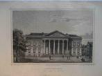131 / Leeuwarden Paleis van Justitie  Staalgravure  1860, Ophalen of Verzenden