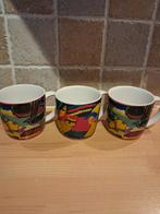3 Corneille mokken - L'ete Italiën & Commencent, Keramiek, Ophalen of Verzenden, Zo goed als nieuw, Overige stijlen