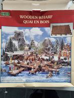 Lemax Houten Steiger met figurines - Kerstdorp, Diversen, Kerst, Ophalen of Verzenden