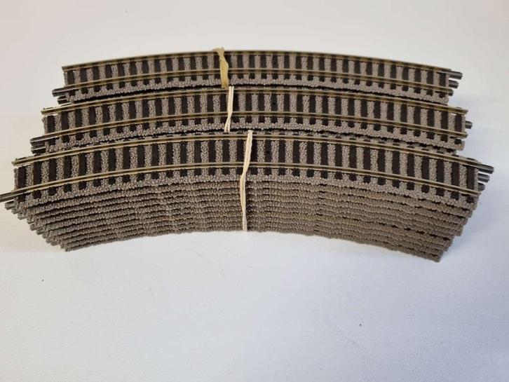 Fleischmann 6120 - Profi-rail Bocht R1 (per 10 stuks), Hobby en Vrije tijd, Modeltreinen | H0, Zo goed als nieuw, Rails, Gelijkstroom
