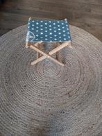 Vintage Opvouwbaar Visserskrukje Hout, Huis en Inrichting, Krukjes, Ophalen of Verzenden, Gebruikt, Hout