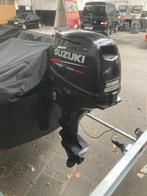 Buitenboordmotor 4 takt 15 pk kortstaart suzuki (2012), Watersport en Boten, Buiten- en Binnenboordmotoren, Ophalen, 10 tot 30 pk