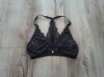 Prachtige zwart kanten bh met voorsluiting, 75b. Beugelloos., Ophalen of Verzenden, Onb, BH, Onb