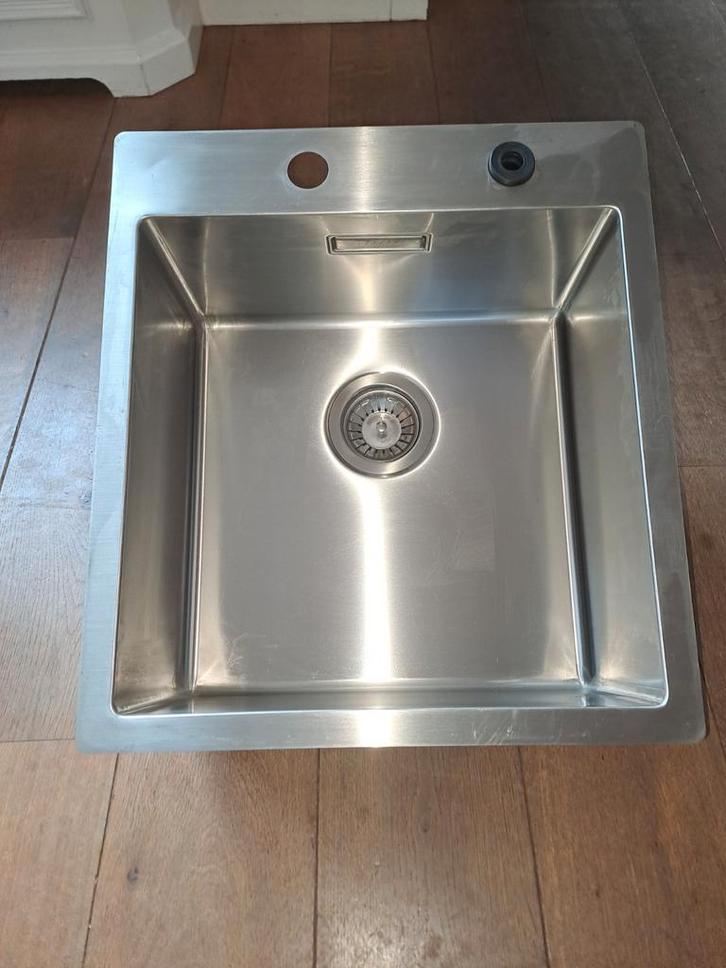 NIEUW RODI inbouwwastafel rvs, Huis en Inrichting, Keuken | Keukenelementen, Nieuw, Minder dan 100 cm, 25 tot 50 cm, Ophalen