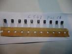 C 547 PH 56 NPN transistor sets10 stuks NOS. Verzenden kan, Ophalen, Nieuw