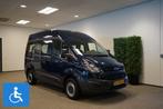 Ford Transit Custom L1H2 Rolstoelbus Bijrijdersstoel draaiba, Auto's, Schuifdeur, 12 maanden, Gebruikt, Blauw