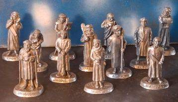 12 apostelen. Zilverkleurig. Franklin Mint. Ca 8 cm. beschikbaar voor biedingen