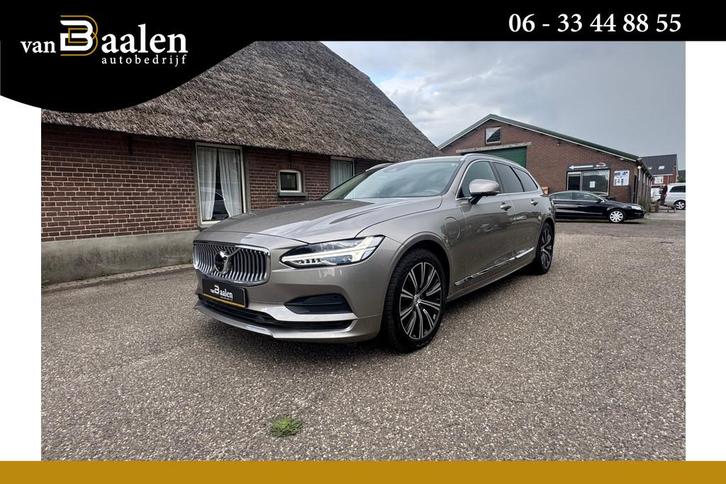 Volvo V90 2.0 T8 AWD Inscription LEER NAVI LED STOELKOELING, Auto's, Volvo, Bedrijf, Te koop, V90, 360° camera, 4x4, ABS, Achteruitrijcamera