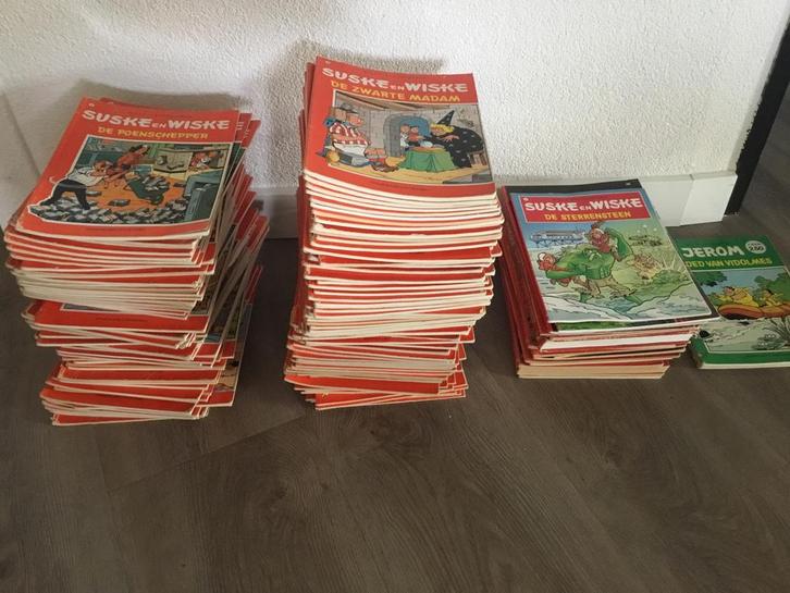 Grote partij Suske en Wiske Strips (plm. 185), Boeken, Partijen en Verzamelingen, Gelezen, Stripboeken, Ophalen of Verzenden