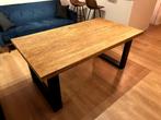 Mangohouten eettafel 180x100 cm, Huis en Inrichting, Tafels | Eettafels, Ophalen, Gebruikt, 50 tot 100 cm, 150 tot 200 cm