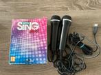 Let's Sing 2017 Wii + 2 Microfoons Nieuw!, Muziek, Gebruikt, Eén computer, Ophalen of Verzenden