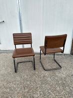 2 stuks stoelen mx sofa kunstleder bruin showroom stoelen, Ophalen, Twee, Bruin, Nieuw