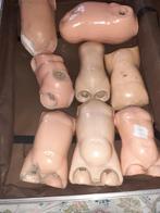Diverse antieke poppen lijven 15 stuks, Ophalen of Verzenden