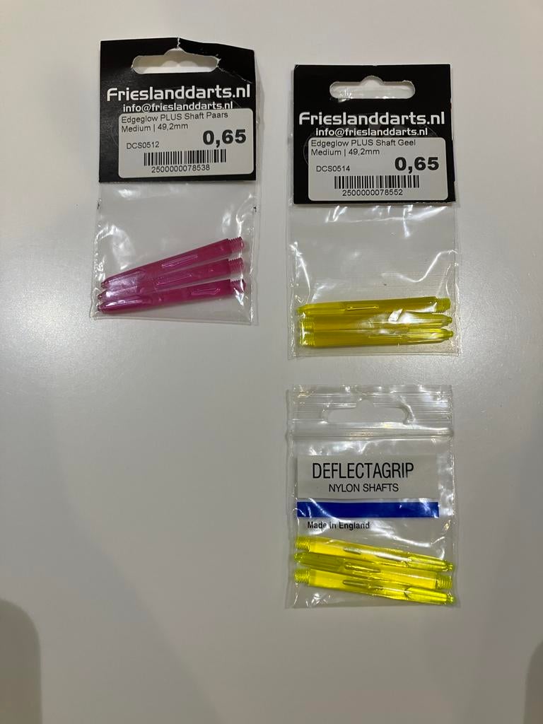 Dart Shafts Medium - 3 Sets - Nieuw!, Sport en Fitness, Darts, Ophalen of Verzenden, Nieuw, Shafts