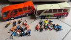 Playmobil oranje holland bus 5025, 37 cm en travel bus 3169,, Kinderen en Baby's, Speelgoed | Playmobil, Ophalen of Verzenden