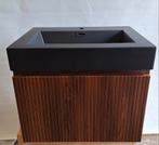 Badkamermeubel 60x45 cm walnoot, Huis en Inrichting, Badkamer | Badkamermeubels, Nieuw, Minder dan 100 cm, Wastafelkast, 25 tot 50 cm