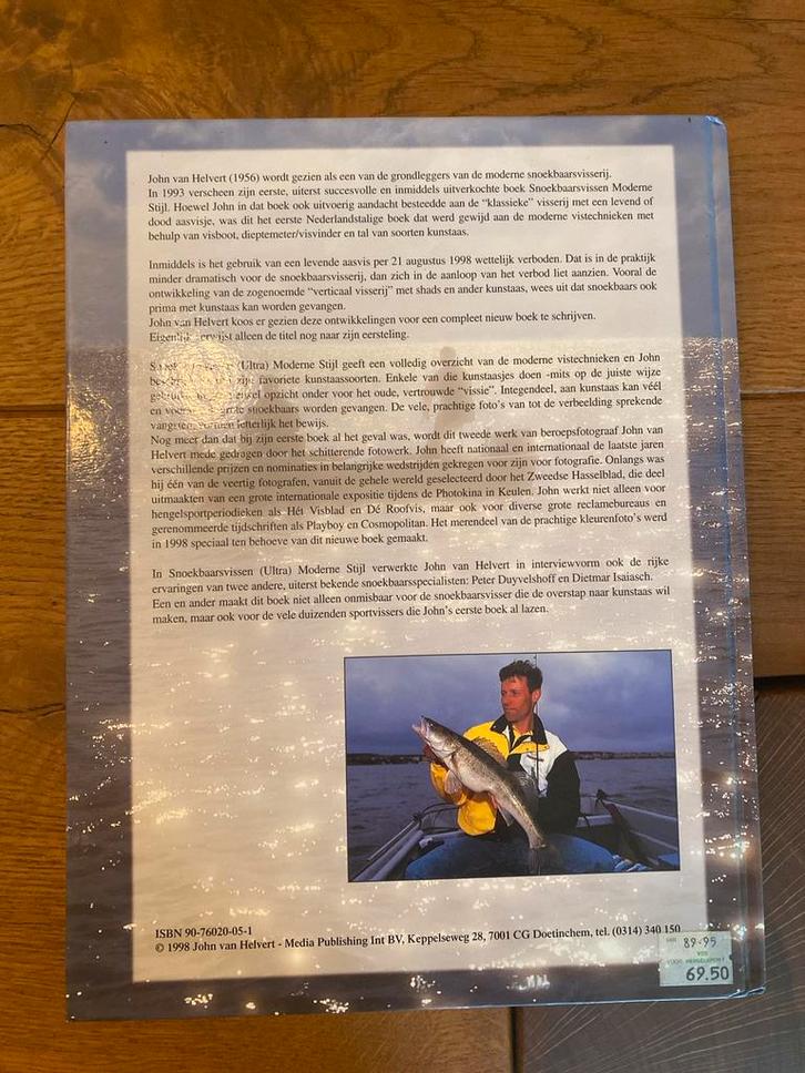 Snoekbaars Vissen Ultra Moderne stijl-John van Helvert!, Watersport en Boten, Hengelsport | Roofvissen, Zo goed als nieuw, Ophalen of Verzenden