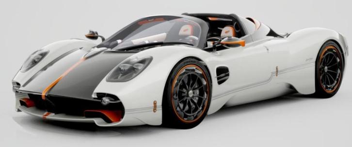 Pagani Utopia Roadster Bianco P18245E 1:18 BBR PRE-ORDER, Hobby en Vrije tijd, Modelauto's | 1:18, Nieuw, Auto, Overige merken