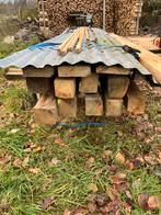 Eikenhouten  palen, Tuin en Terras, Palen, Balken en Planken, Ophalen of Verzenden, 250 cm of meer, Balken