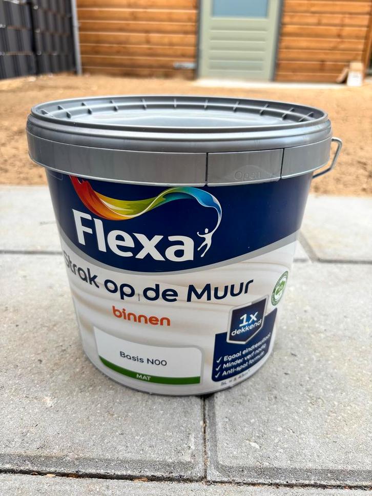 Flexa Muurverf Wintergreen 5 ltr - Nieuw, Doe-het-zelf en Verbouw, Verf, Beits en Lak, Nieuw, Verf, Minder dan 5 liter, Groen