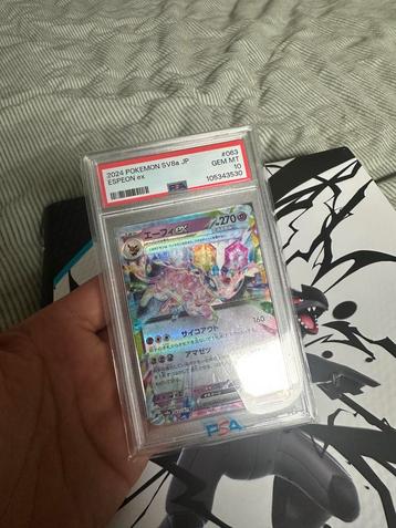 Espeon PSA 10 Terastal Festival beschikbaar voor biedingen