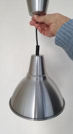 Aluminium hanglamp plafondlamp - doorsnede 25 cm, Minder dan 50 cm, Ophalen of Verzenden, Metaal, Zo goed als nieuw