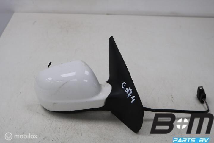 Buitenspiegel rechts VW Golf 4 Wit 1J1857508, Auto-onderdelen, Spiegels, Gebruikt