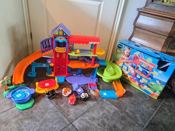 VTech Zoef Zoef Dierenhotel + Extra Dieren €15.00, Kinderen en Baby's, Speelgoed | Overig, Zo goed als nieuw, Jongen of Meisje