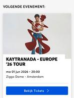 2 Tickets Kaytranada Europe Tour Ziggodome 1 juni, Twee personen, Juni