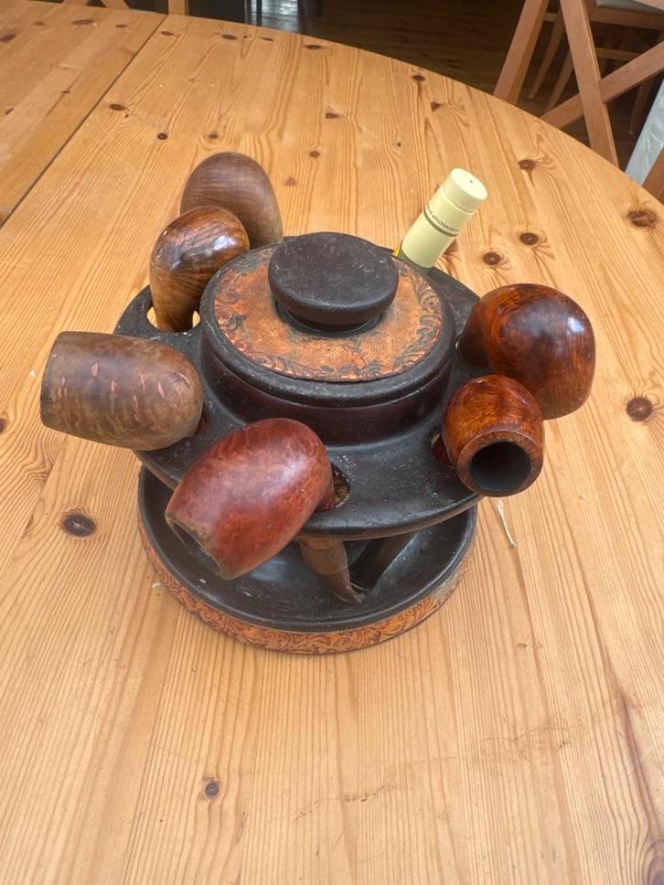 Pijpenstandaard met Pijpen, Antiek en Kunst, Antiek | Overige Antiek, Ophalen of Verzenden