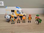 Playmobil ambulance en motor, Kinderen en Baby's, Speelgoed | Playmobil, Ophalen, Gebruikt