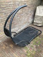 Swing Ligstoel  hangmat schommel  stoel, Ophalen of Verzenden, Aluminium, Inklapbaar