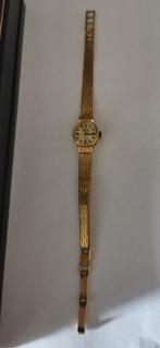 Vintage dames horloge gold plated, Sieraden, Tassen en Uiterlijk, Overige merken, Goud, Ophalen of Verzenden