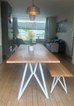 Eettafel met bankje van Studio Henk, Ophalen, Gebruikt, Design, Eikenhout