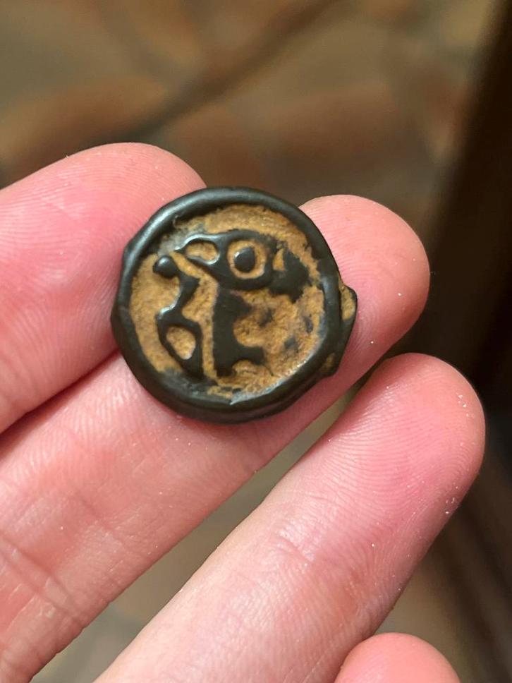 Keltische Potin Munt - Remi Stam, Postzegels en Munten, Munten | Europa | Niet-Euromunten, Overige landen, Verzenden