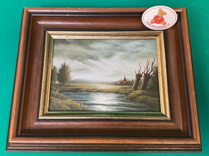 Schilderij J. Kok, Antiek en Kunst, Kunst | Schilderijen | Klassiek, Ophalen of Verzenden