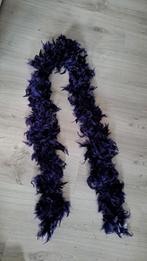 Paarse boa carnaval, Ophalen of Verzenden, Zo goed als nieuw, Carnaval